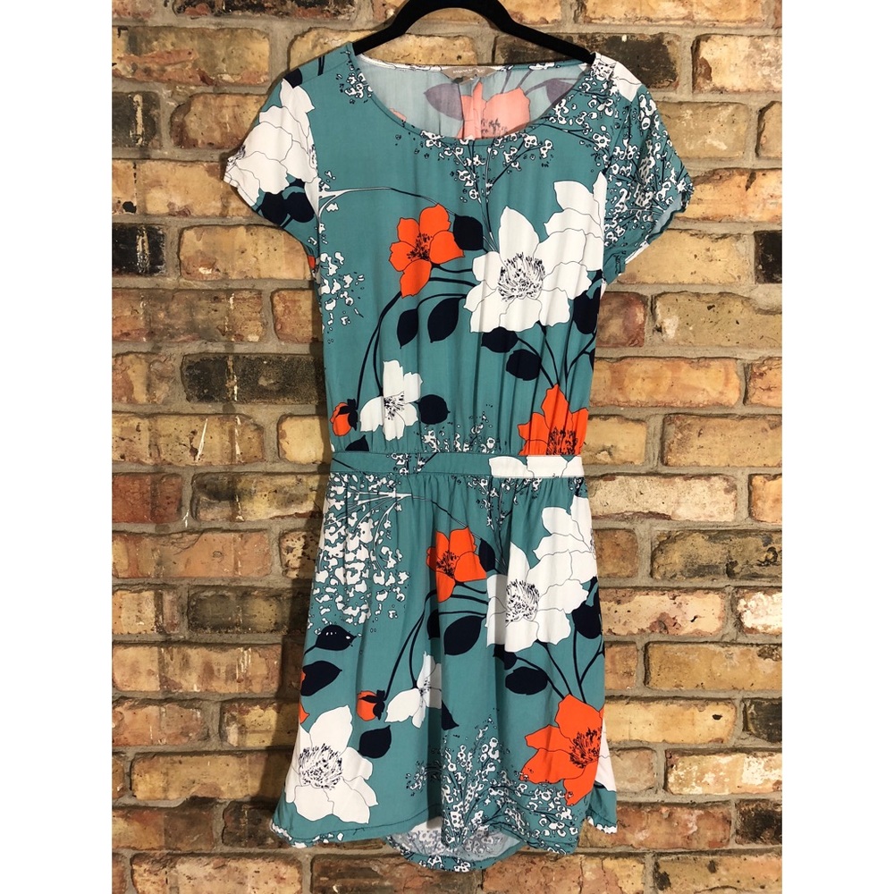 Banana Republic Open Back Floral Dress
